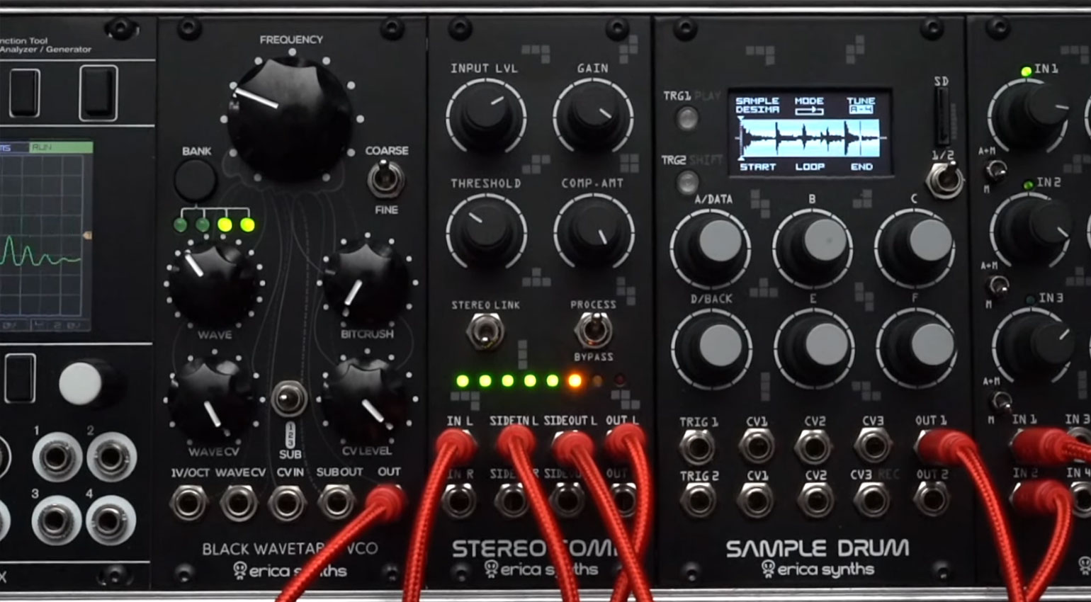 Erica Synths Stereo Compressor: Tightness in a module